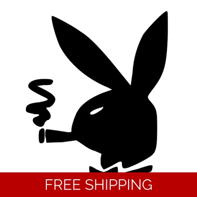 Smoking Playboy Bunny Die Cut Vinyl Decal Sticker Smoking Playboy Bunny Die Cut Vinyl Decal Sticker